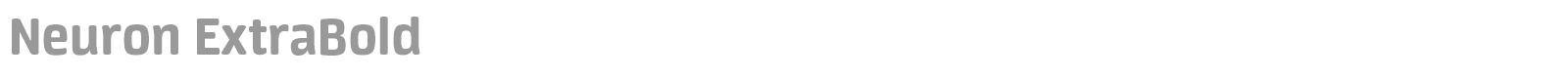 Neuron font preview